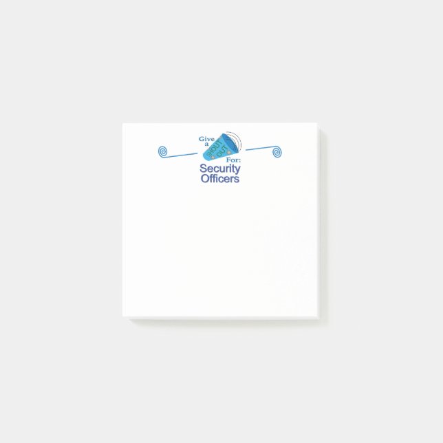 Bloco De Notas Descubra os oficiais de segurança (Frente)