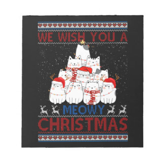 Bloco De Notas Desejamos-Lhe Um Suéter Feio De Natal