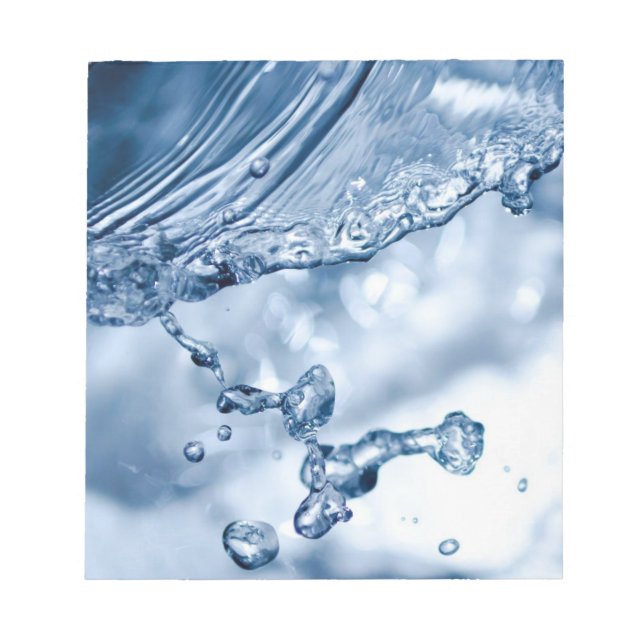 Bloco De Notas Desenho De Água (Frente)