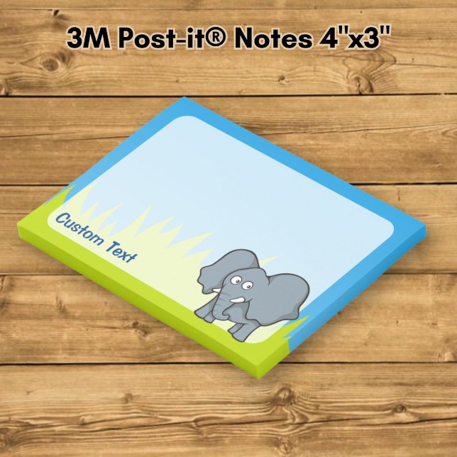 Bloco De Notas Desenho de Elefante Cinza (Criador carregado)