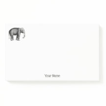 Desenho de Elefante Vintage