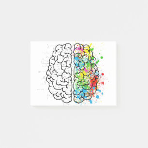 Bloco De Notas desenho de ideias de psicologia do cérebro