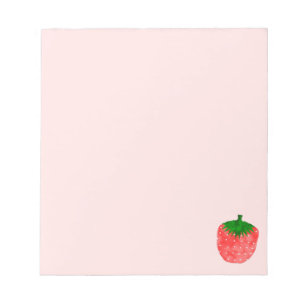 Bloco De Notas Desenho de Morango