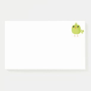 Bloco De Notas Desenho do Pássaro Verde