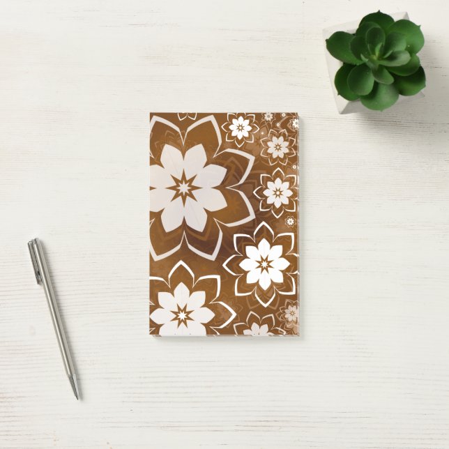 Bloco De Notas Desenho Floral 13 (Escritótio)