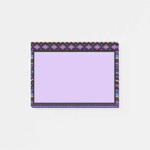 Bloco De Notas desenho tribal roxo