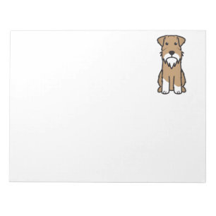 Bloco De Notas Desenhos animados do cão do Schnauzer diminuto