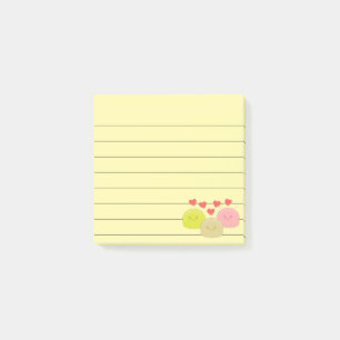 Bloco De Notas Desenhos de desenho de animação de Mochi em forma