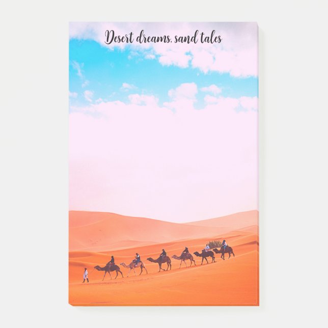 Bloco De Notas Desert dreams, Sand tales (Frente)