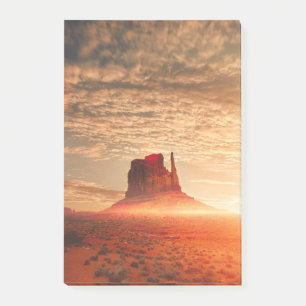 Bloco De Notas deserto americano ao amanhecer
