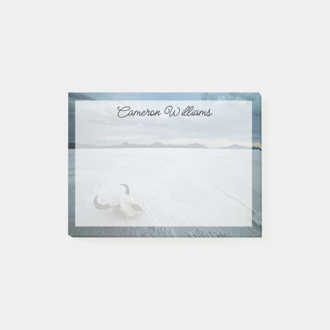 Bloco De Notas Desertos | Bonneville Salt Apartamentos Utah (Frente)