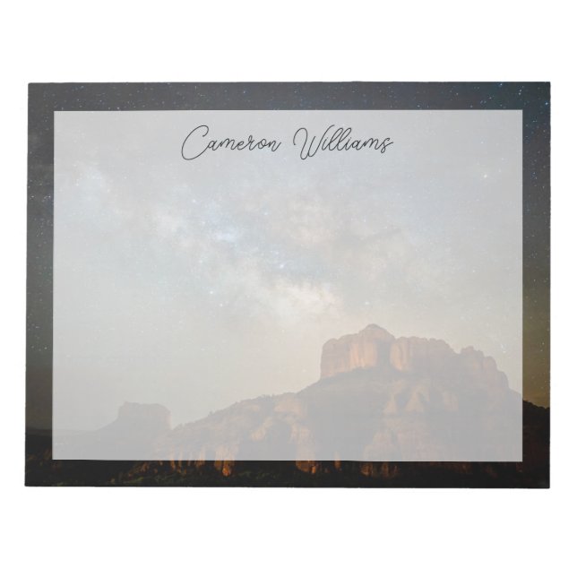 Bloco De Notas Desertos | Parque Estadual Red Rocks Arizona (Frente)