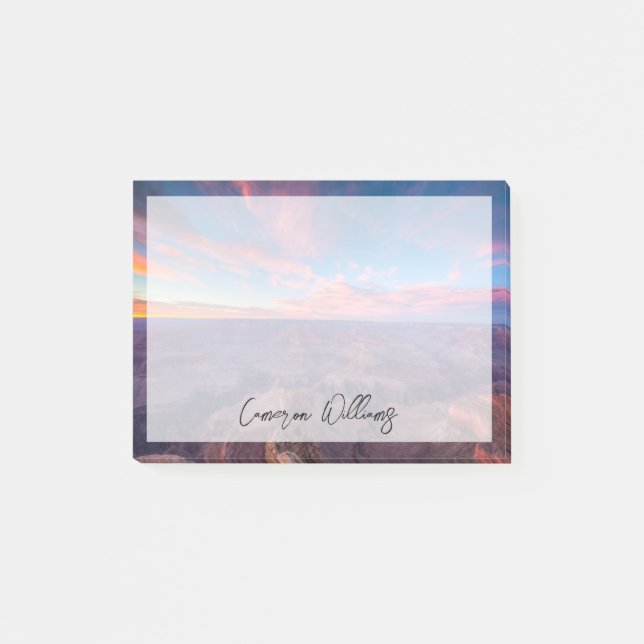 Bloco De Notas Deserts | Hopi Point Grand Canyon Arizona (Frente)