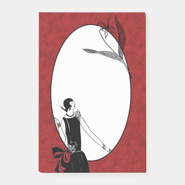 Bloco De Notas desfile de moda do 1920 (Frente)