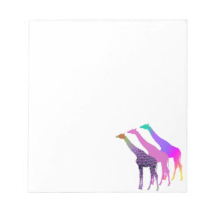 Bloco De Notas Design 5 de três girafas