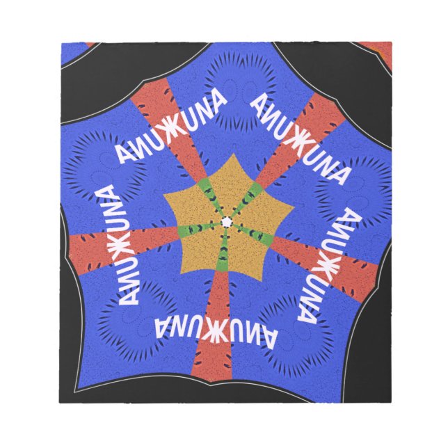 Bloco De Notas Design da África Tribal: Hakuna Matata (Frente)