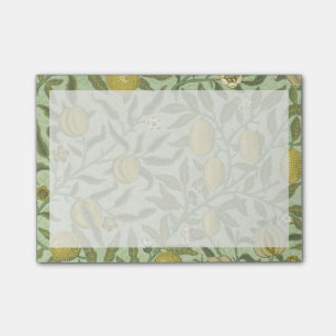 Bloco De Notas Design da fruta da romã de William Morris