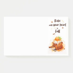 Bloco De Notas design de bolo doce