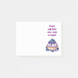 Bloco De Notas design de bolo doce