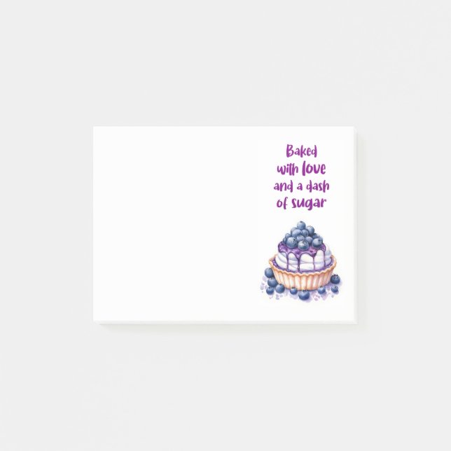 Bloco De Notas design de bolo doce (Frente)