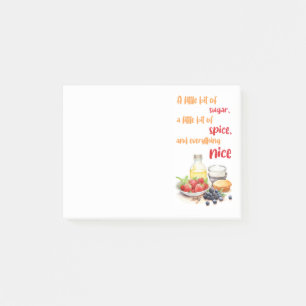 Bloco De Notas design de bolo doce