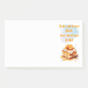 Bloco De Notas design de bolo doce