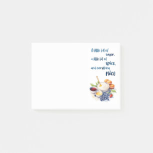 Bloco De Notas design de bolo doce