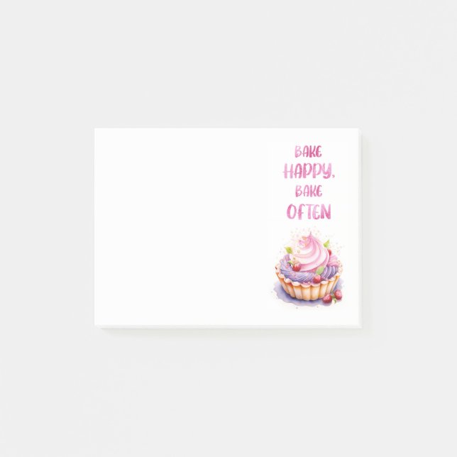 Bloco De Notas design de bolo doce (Frente)
