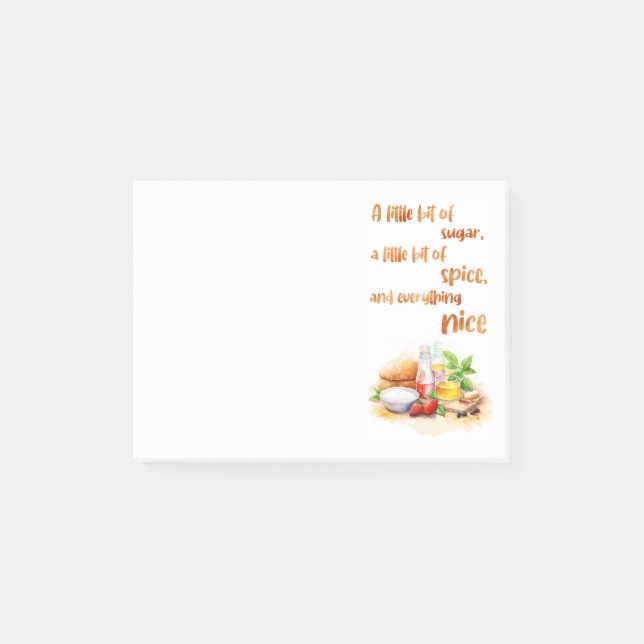 Bloco De Notas design de bolo doce (Frente)