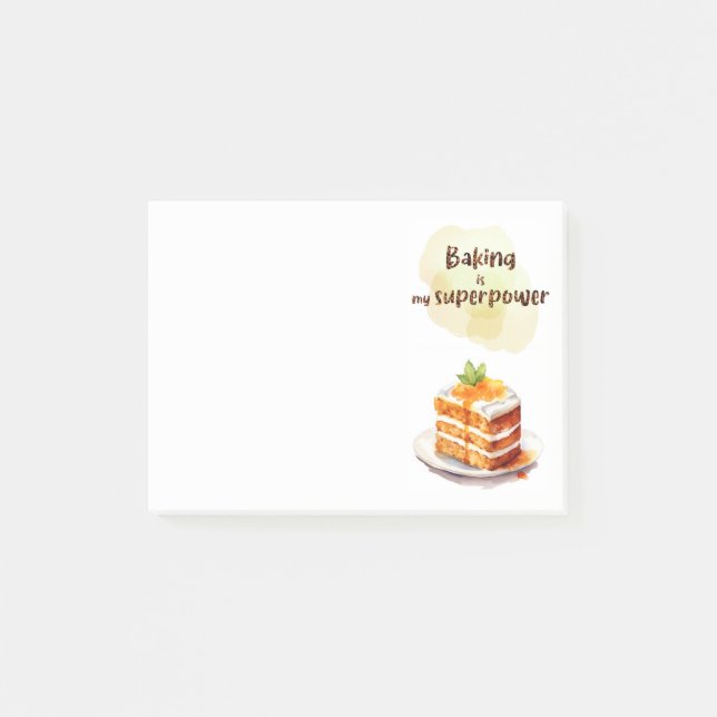 Bloco De Notas design de bolo doce (Frente)