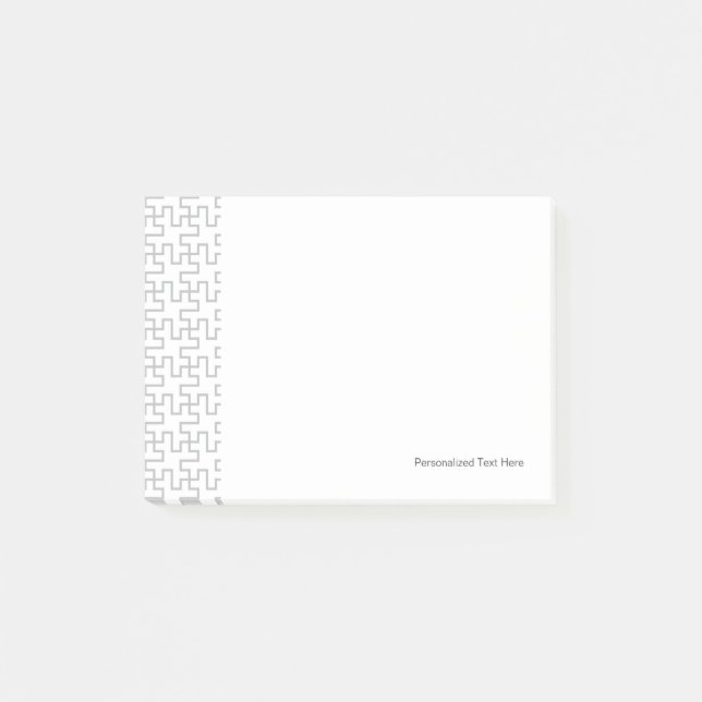 Bloco De Notas Design de chão Abstrato geométrico (Frente)