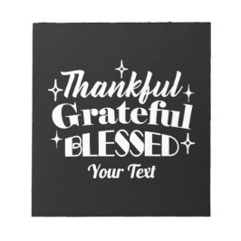 Bloco De Notas Design de Citação de Ação de Graças Editável