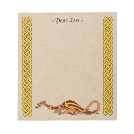 Bloco De Notas Design de Dragão Medieval 2015
