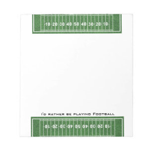 Bloco De Notas Design de Futebol