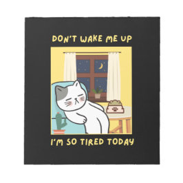 Bloco De Notas design de gato engraçado para crianças - Trendy de