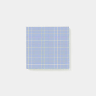 Bloco De Notas Design de Grelha Na moda de Padrão Verificado Roxo