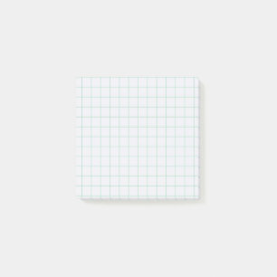 Bloco De Notas Design de Grelha Suave com Padrão Verificado Azul