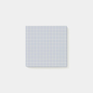 Bloco De Notas Design de Grelha Suave com Padrão Verificado Dusty
