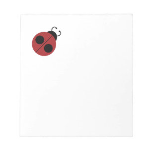 Bloco De Notas Design de Ladybug Colorido