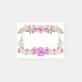 Bloco De Notas design de moldura de jardim pequeno