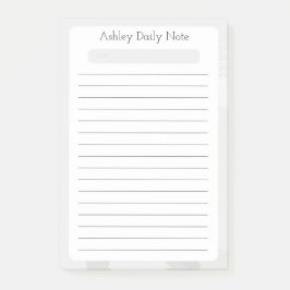 Bloco De Notas Design de Notas Rápidas Personalizadas