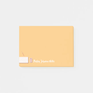 Bloco De Notas Design de Teclado Moderno Personalizado