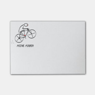 Bloco De Notas Design do Bicyclist do divertimento com do "texto