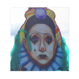 Bloco De Notas Design do Palhaço de Carnaval
