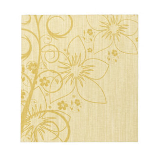 Bloco De Notas Design do ventilador com nó