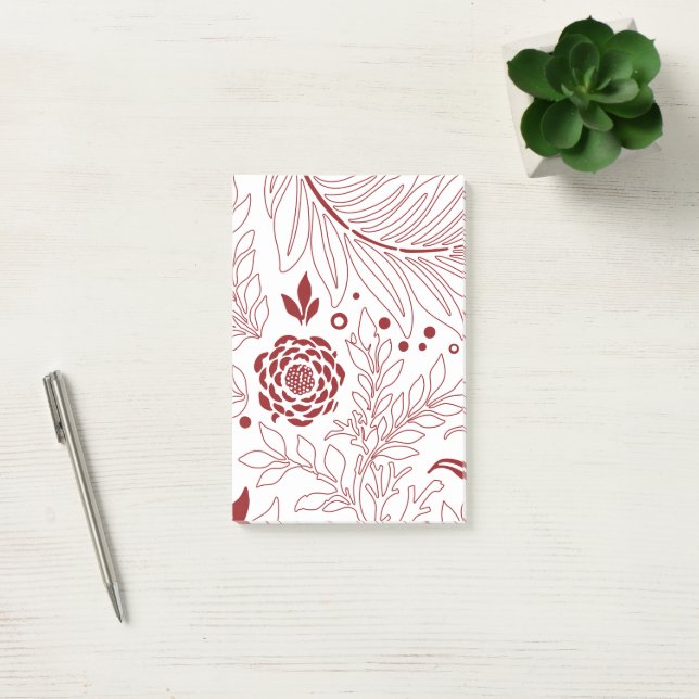 Bloco De Notas Design Floral 28 (Escritótio)