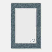 Design floral azul-escura elegante