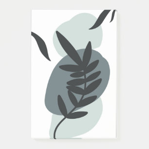 Bloco De Notas Design floral botânico