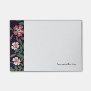 Bloco De Notas Design floral por J. Owen, 1863