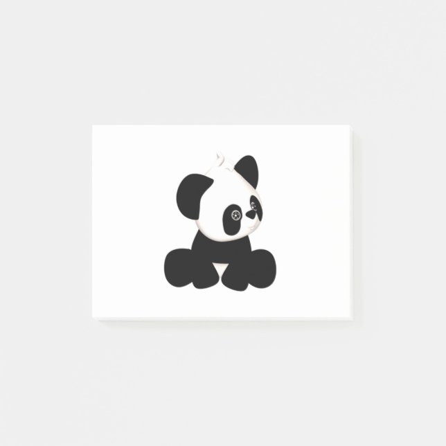Bloco De Notas Design fofa de Panda (Frente)